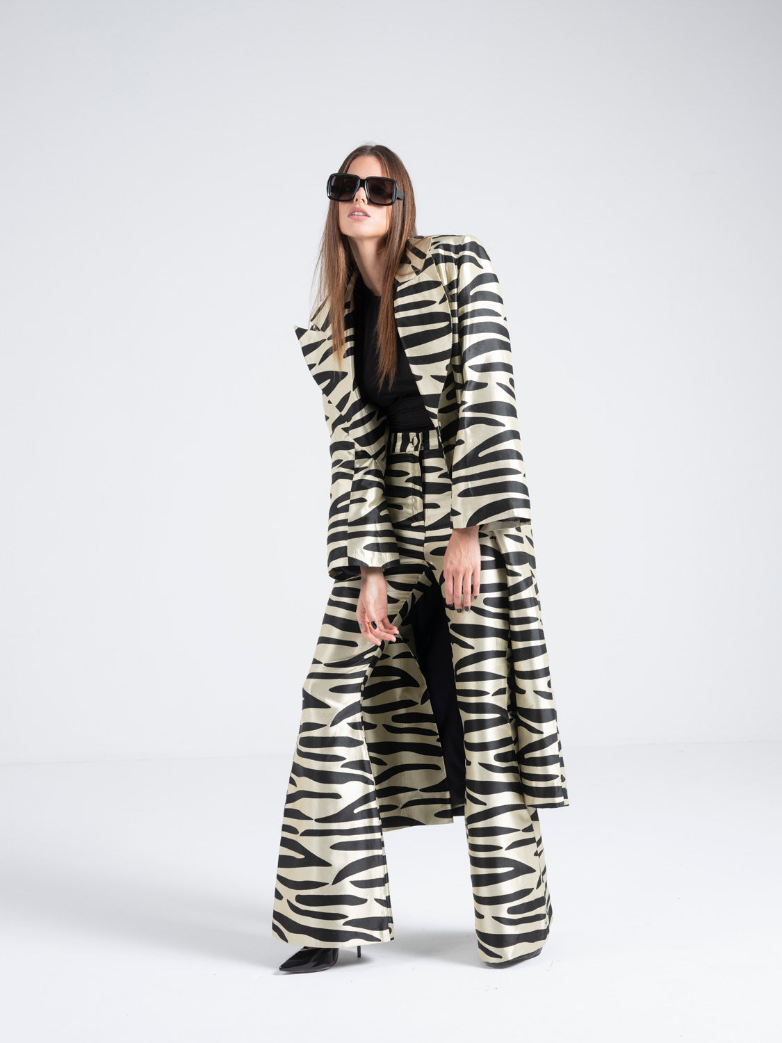 Manteau ABBOTT zébré