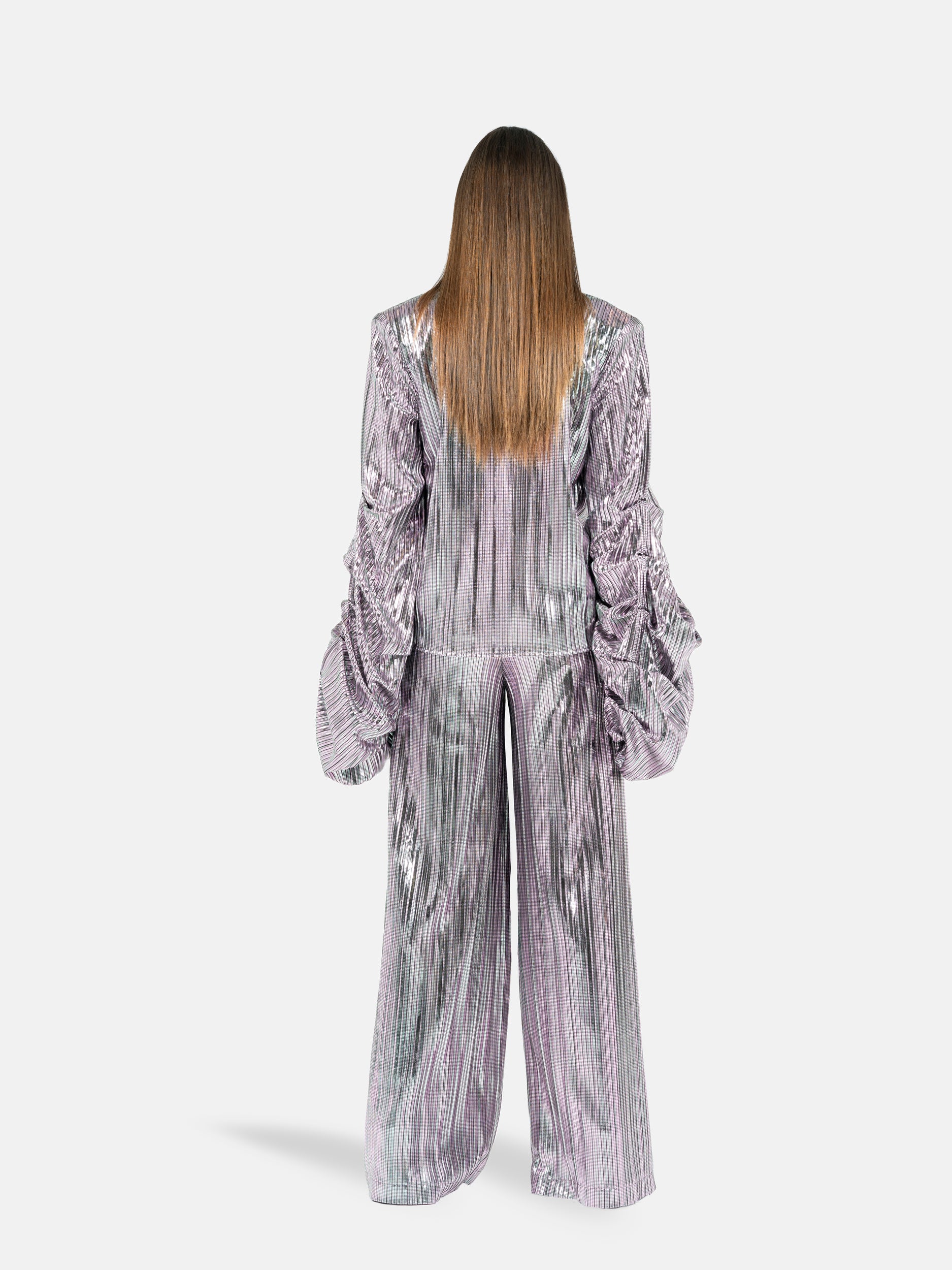 Blouse Lavallière Downtown Argent