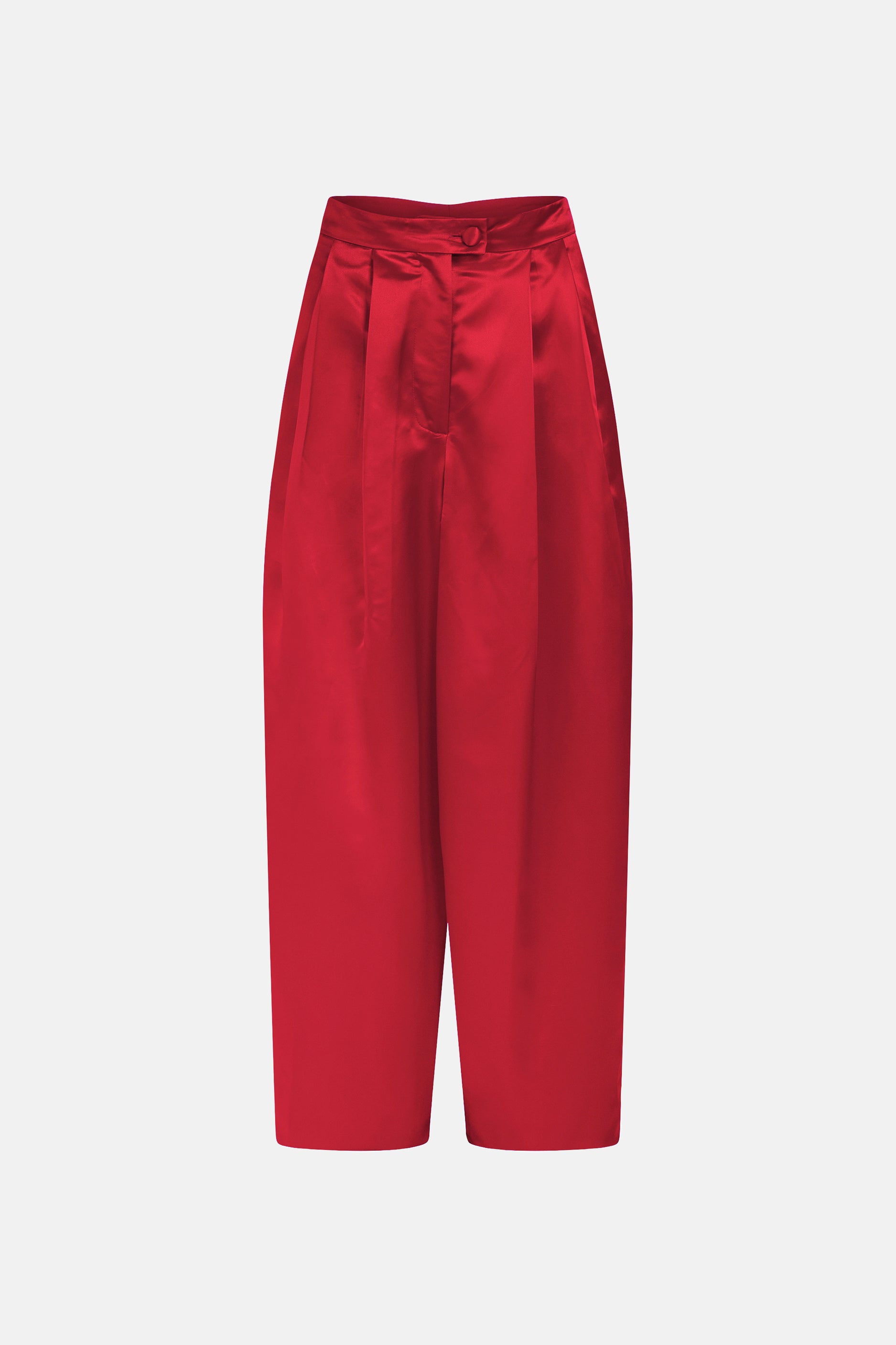 Pantalon à pince Shy rouge