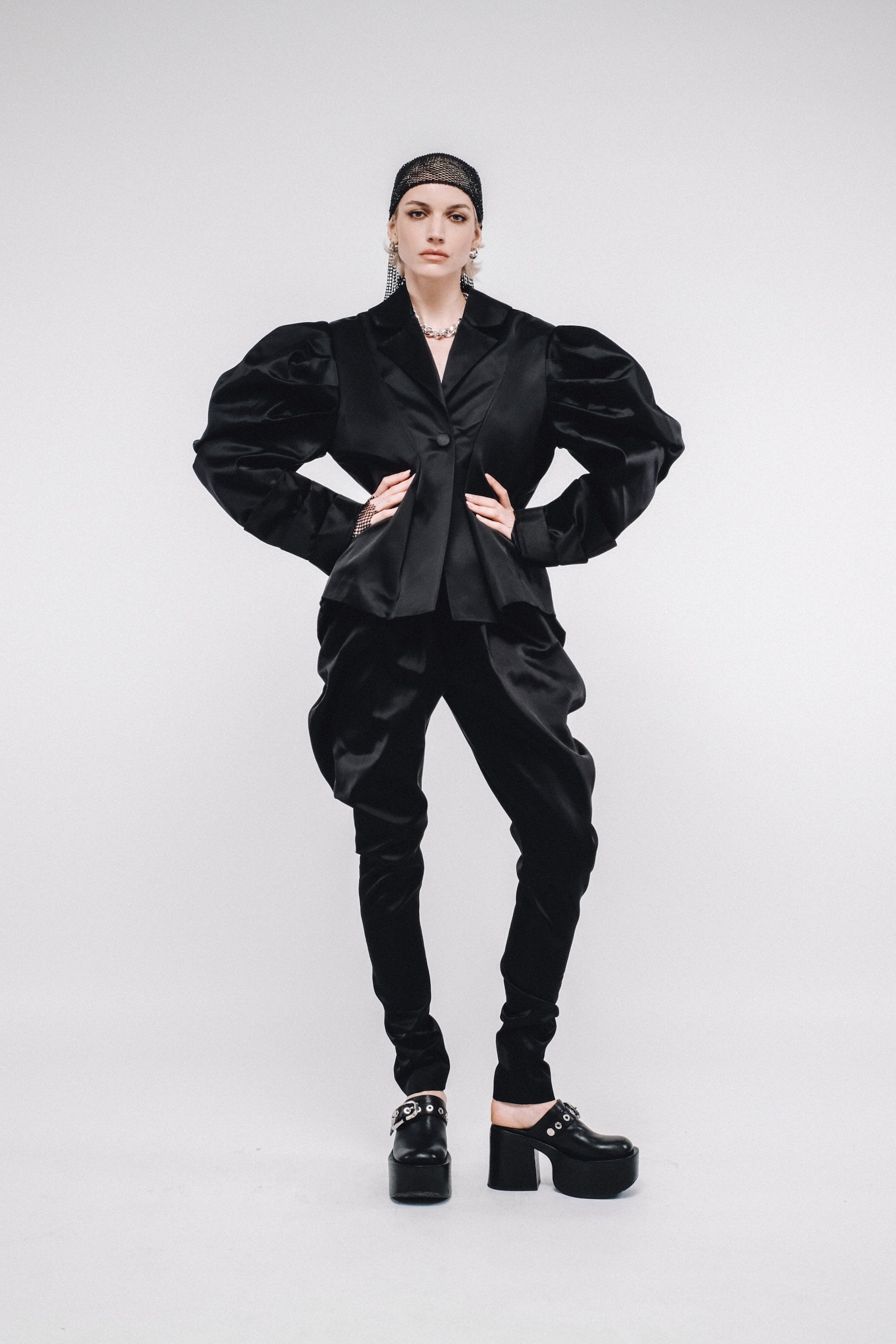Draped Pants Beverly Black