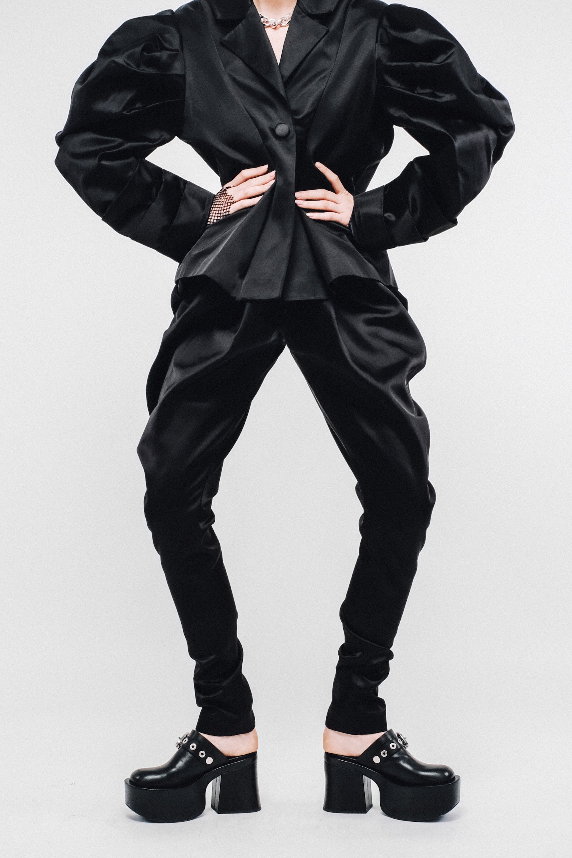 Draped Pants Beverly Black