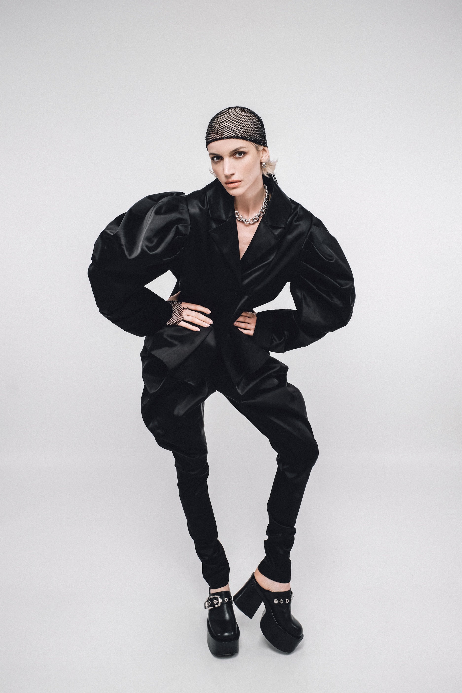 Veste drapée HILLS noire