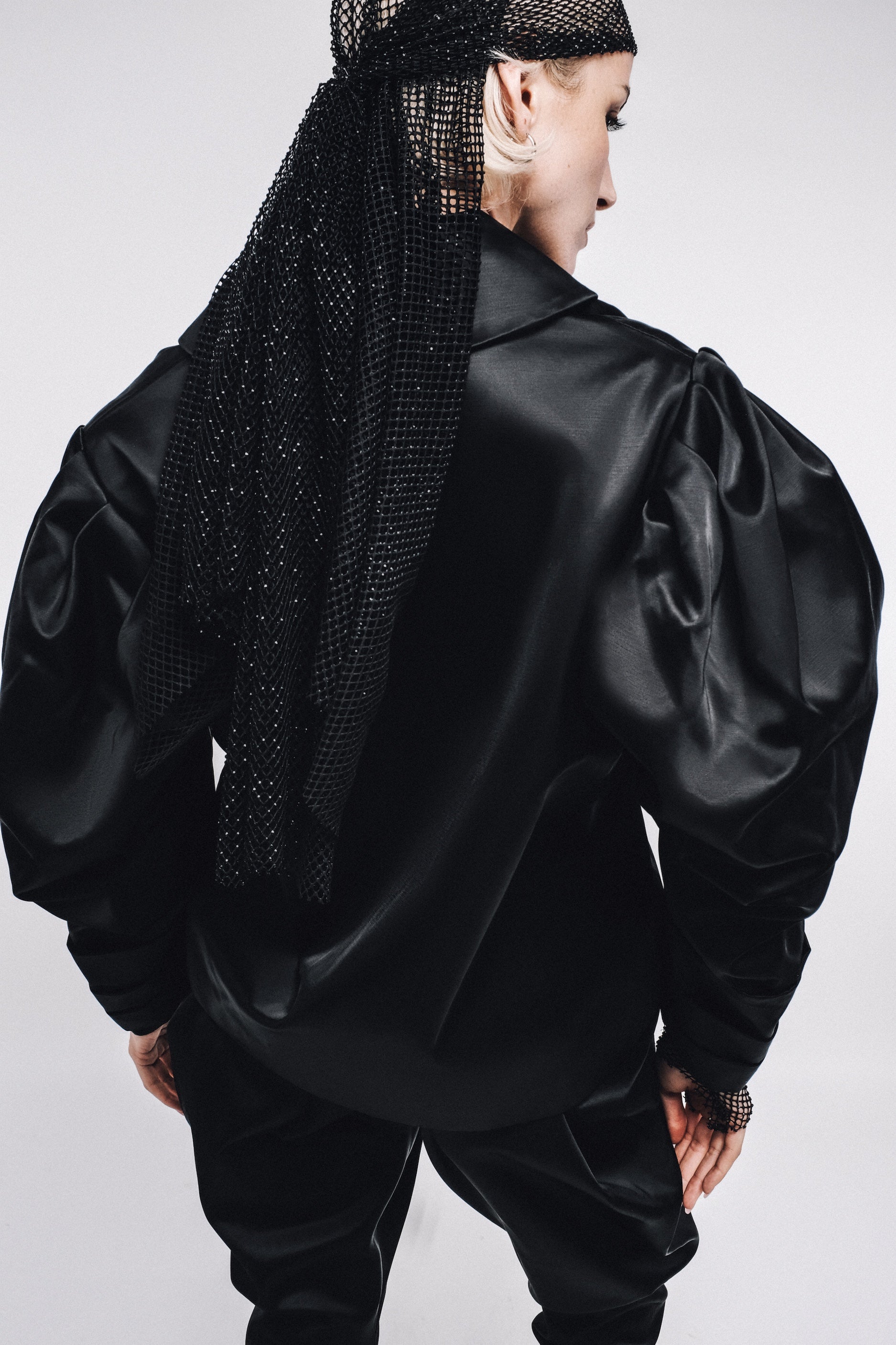 Draped Jacket HILLS Black