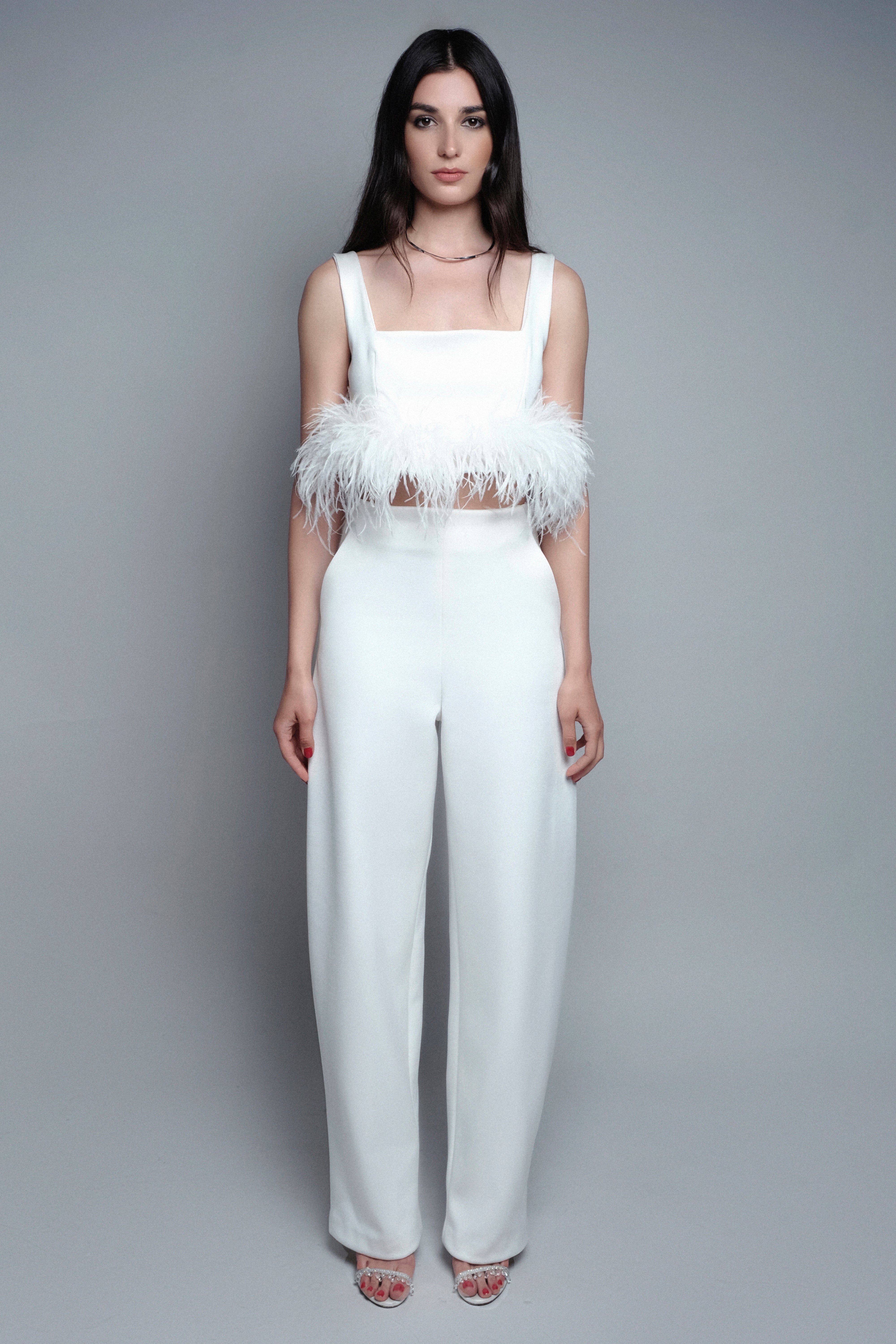 Pantalon rond Sky écru