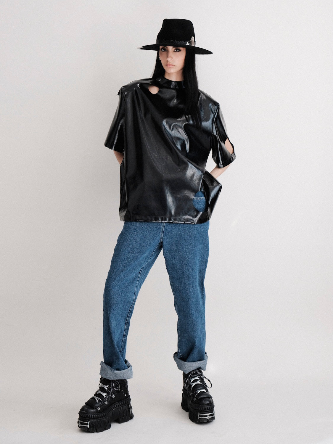 Jean Asymétrique Silverlake Bleu