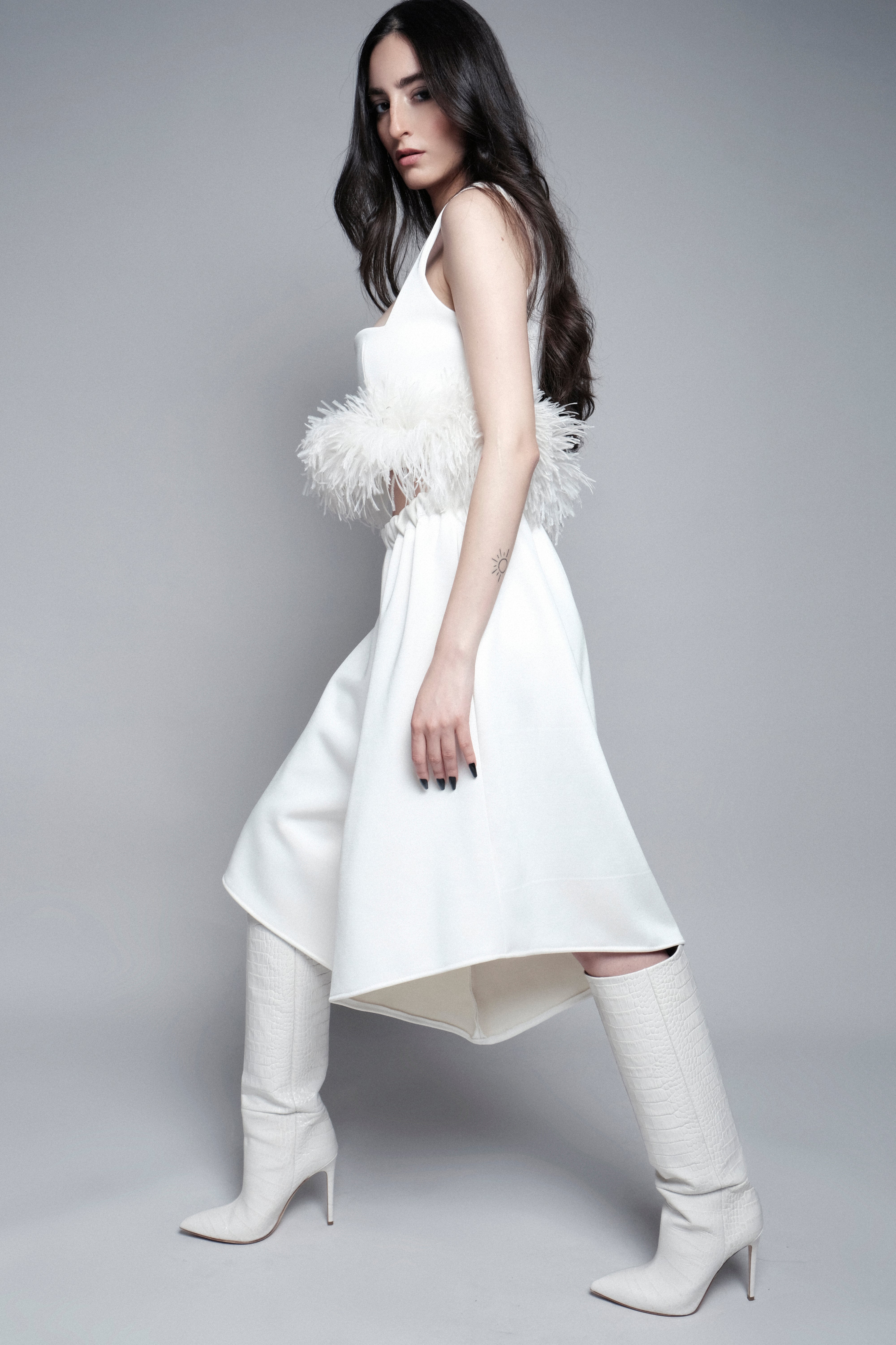 Culotte skirt Vine ecru