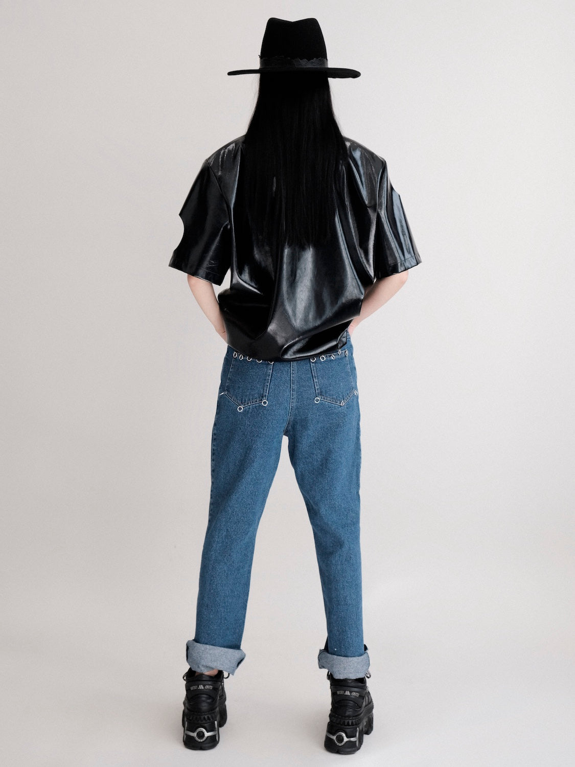 Asymmetrical Jeans Silverlake Blue