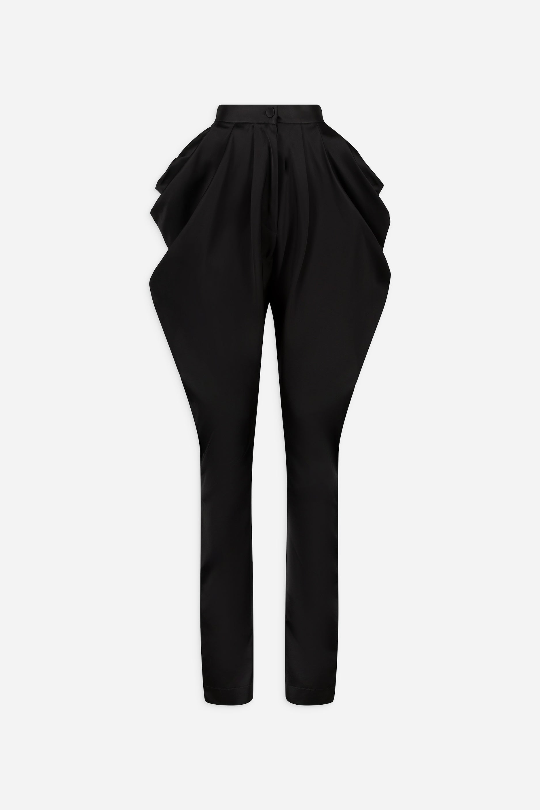 Pantalon drapé BEVERLY noir